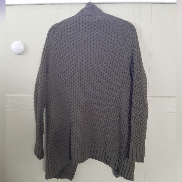 Patagonia Off Coutry Chunky Knit Cardigan Sweater Large Green - Picture 3 of 7